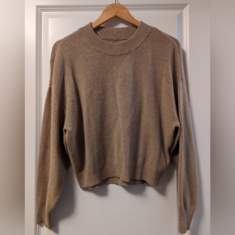 A&F Camel Sweater, Size S